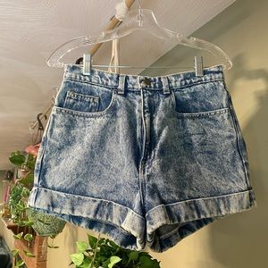 American Apparel Acid Wash Shorts